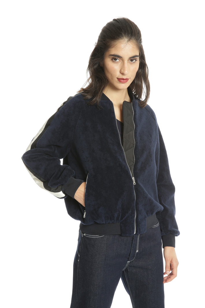 Wool and cotton bomber jacket Intrend Wool and cotton bomber jacket Intrend