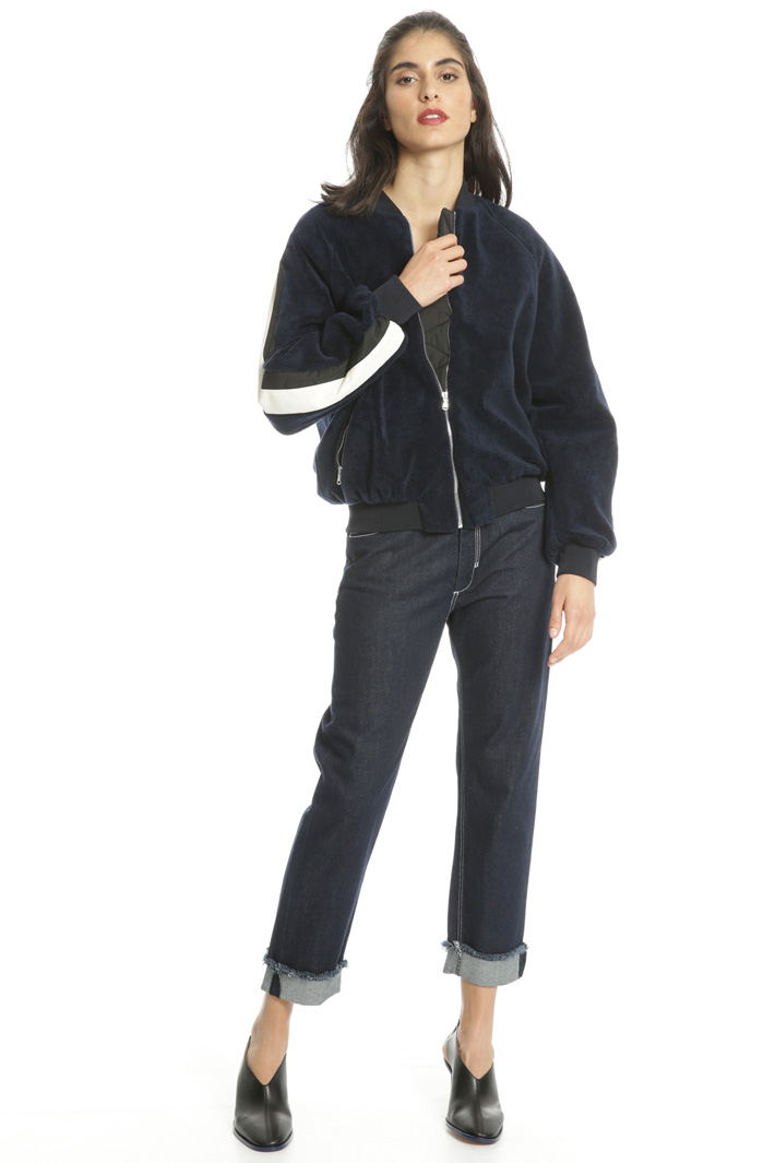 Wool and cotton bomber jacket Intrend Wool and cotton bomber jacket Intrend