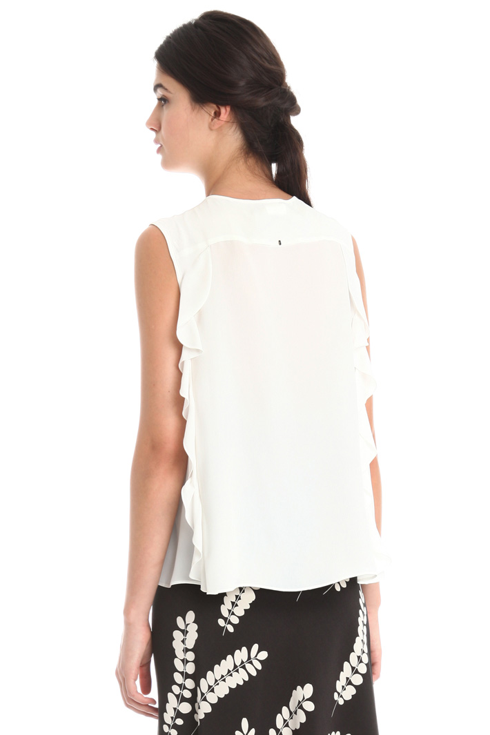 Top smanicato con ruches Intrend Top smanicato con ruches Intrend