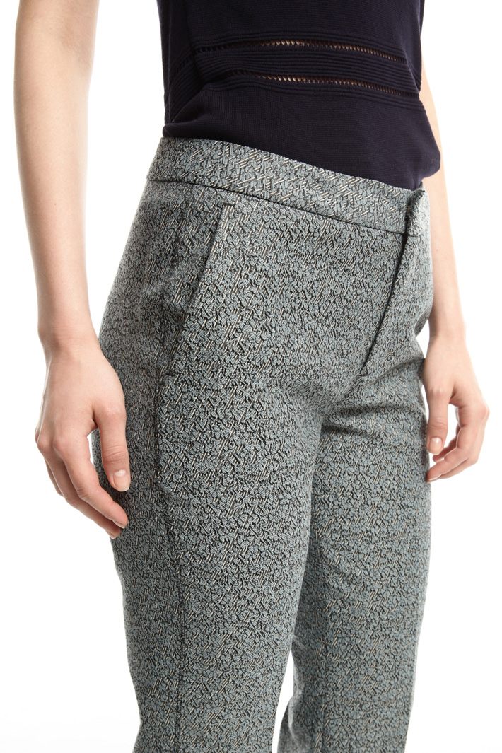 Pantalone in jacquard stretch Intrend Pantalone in jacquard stretch Intrend