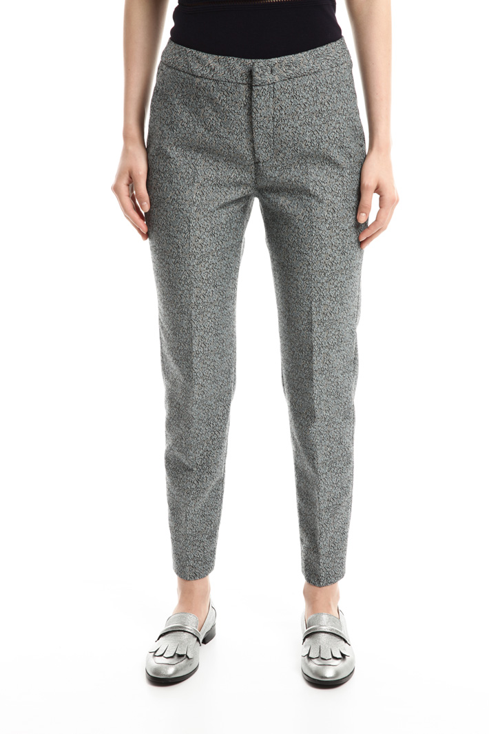 Pantalone in jacquard stretch Intrend Pantalone in jacquard stretch Intrend