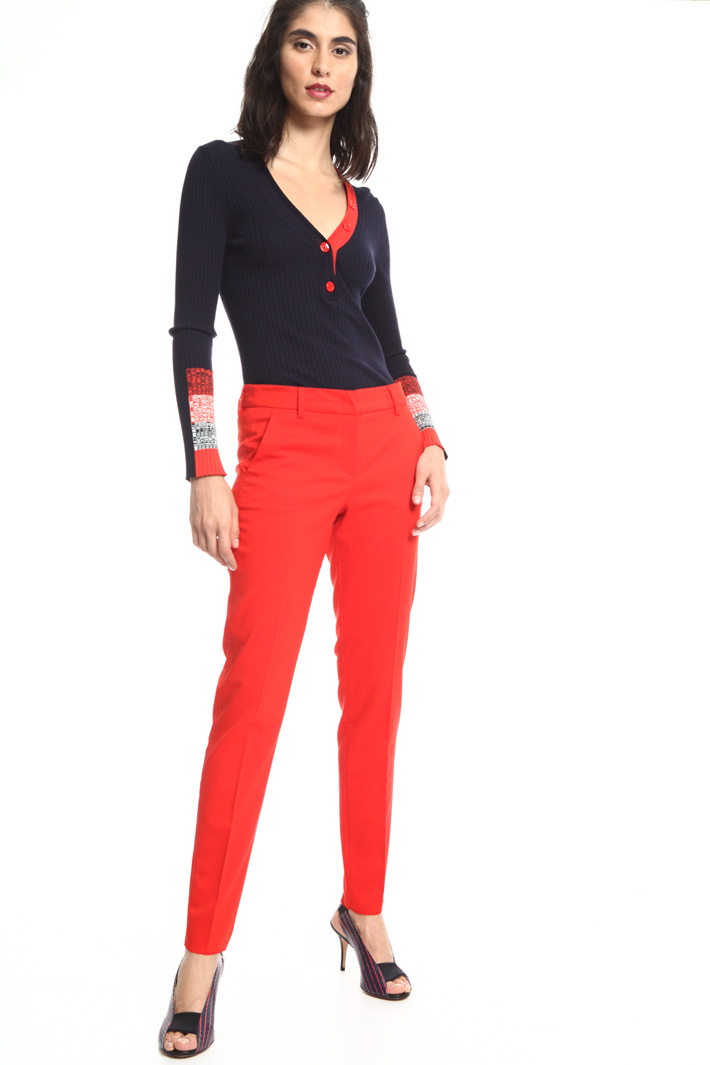Fitted wool trousers Intrend Fitted wool trousers Intrend