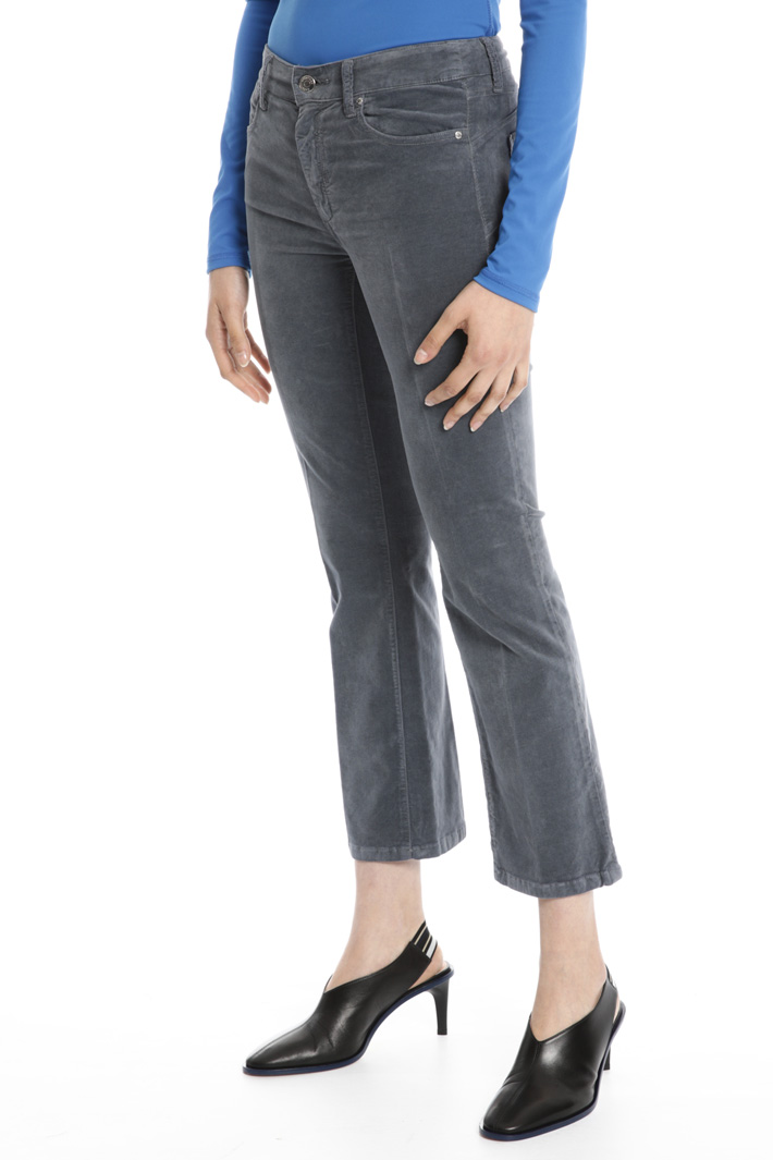 Flared velvet trousers Intrend Flared velvet trousers Intrend