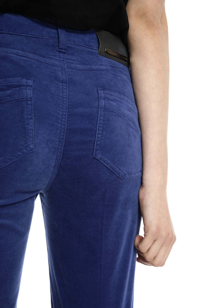 Regular fit velvet trousers Intrend Regular fit velvet trousers Intrend