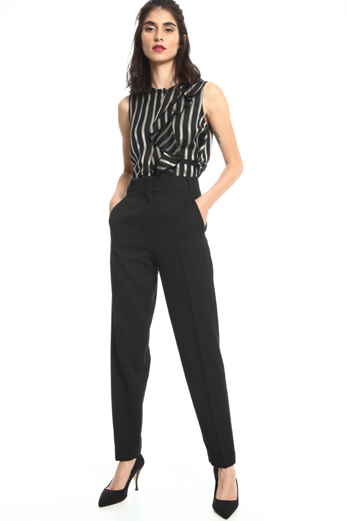 Long viscose trousers Intrend Long viscose trousers Intrend