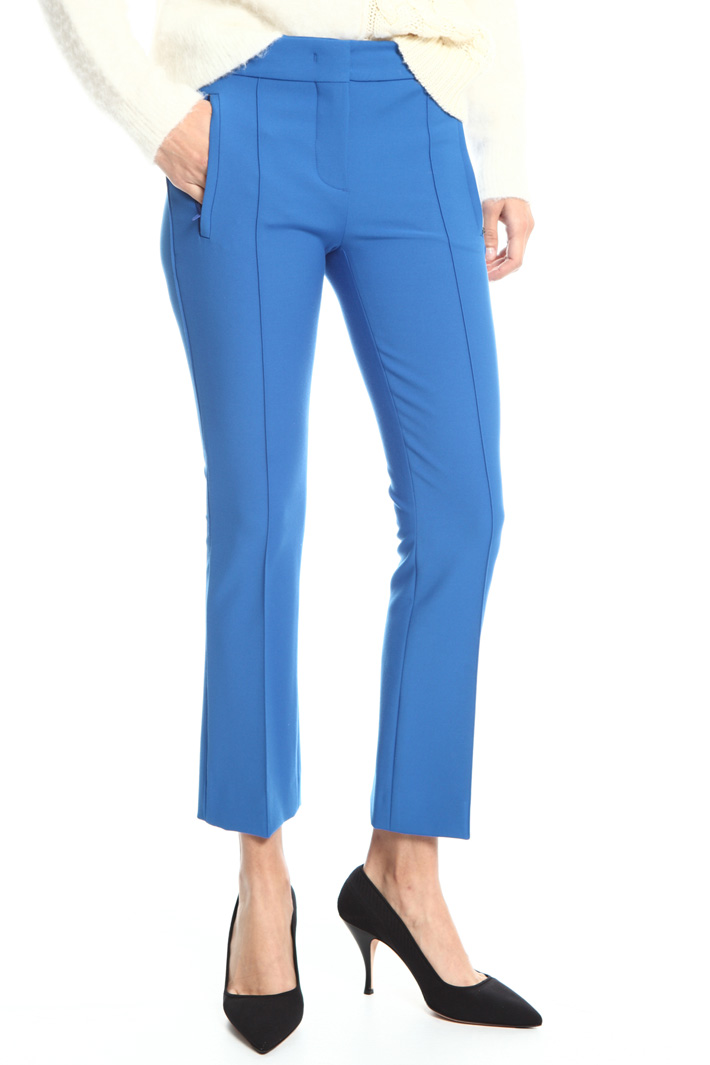 Regular fit viscose trousers Intrend Regular fit viscose trousers Intrend