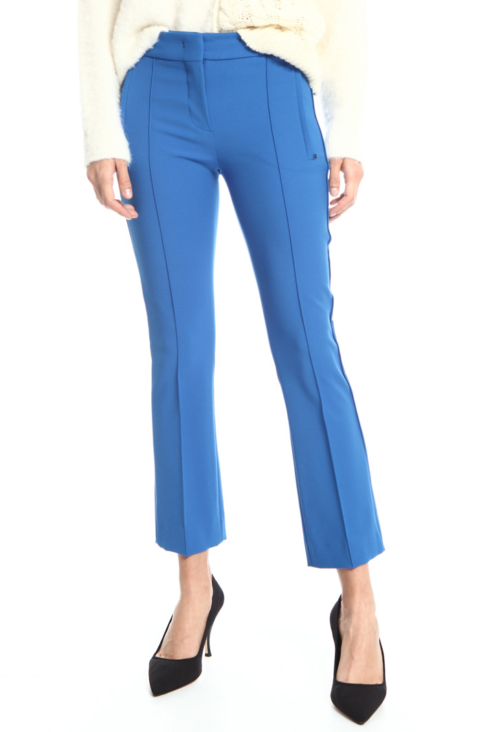 Regular fit viscose trousers Intrend Regular fit viscose trousers Intrend