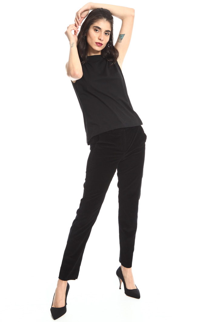 Long velvet trousers Intrend Long velvet trousers Intrend