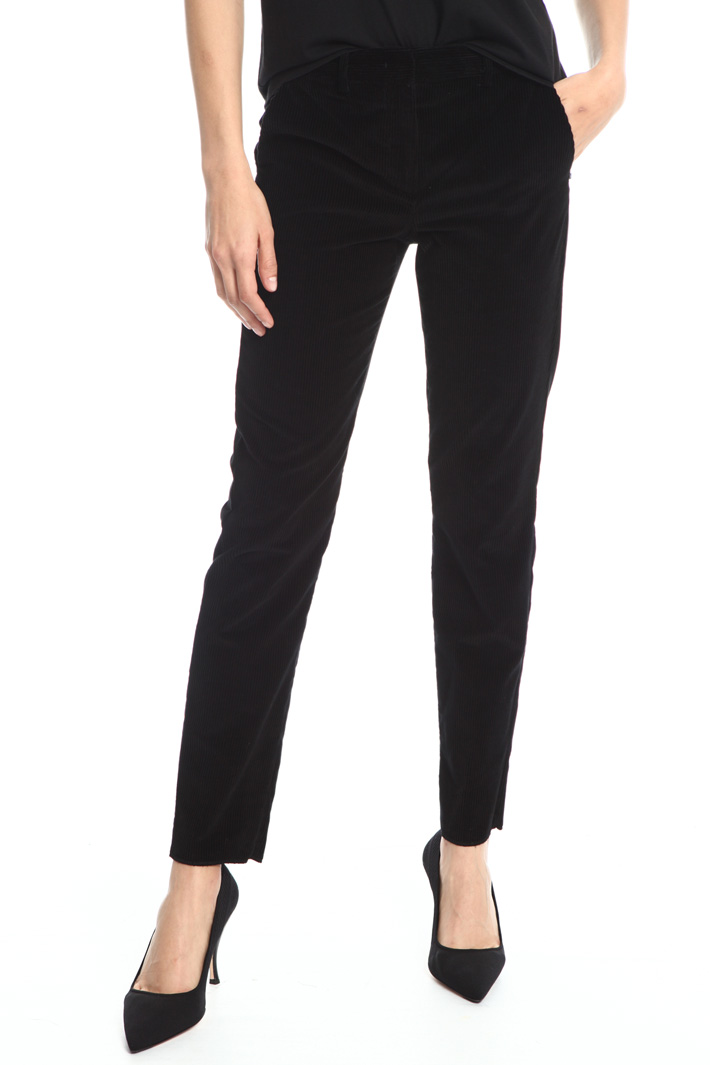 Long velvet trousers Intrend Long velvet trousers Intrend