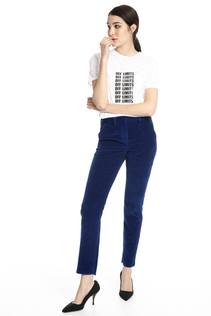 Long velvet trousers Intrend Long velvet trousers Intrend