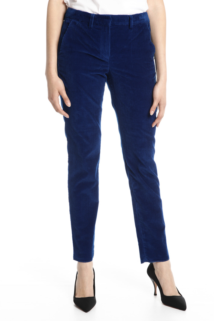 Long velvet trousers Intrend Long velvet trousers Intrend