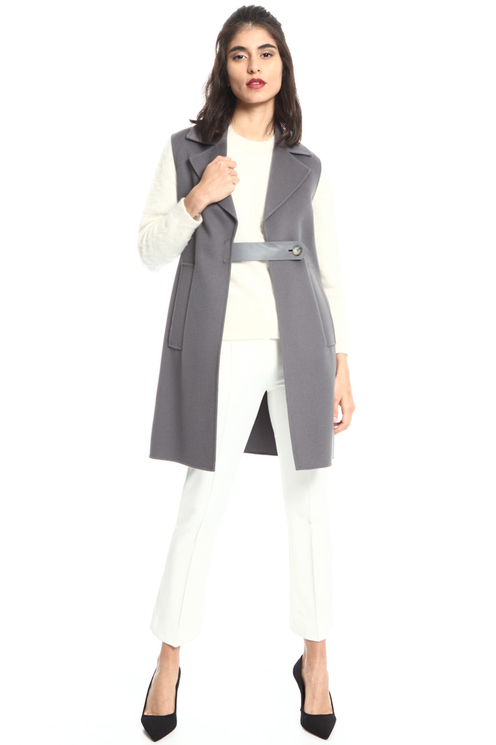 Long wool vest Intrend Long wool vest Intrend