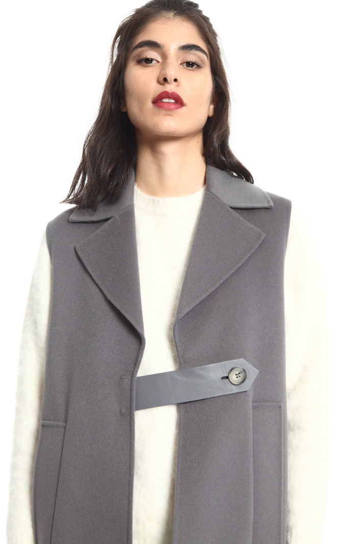 Long wool vest Intrend Long wool vest Intrend