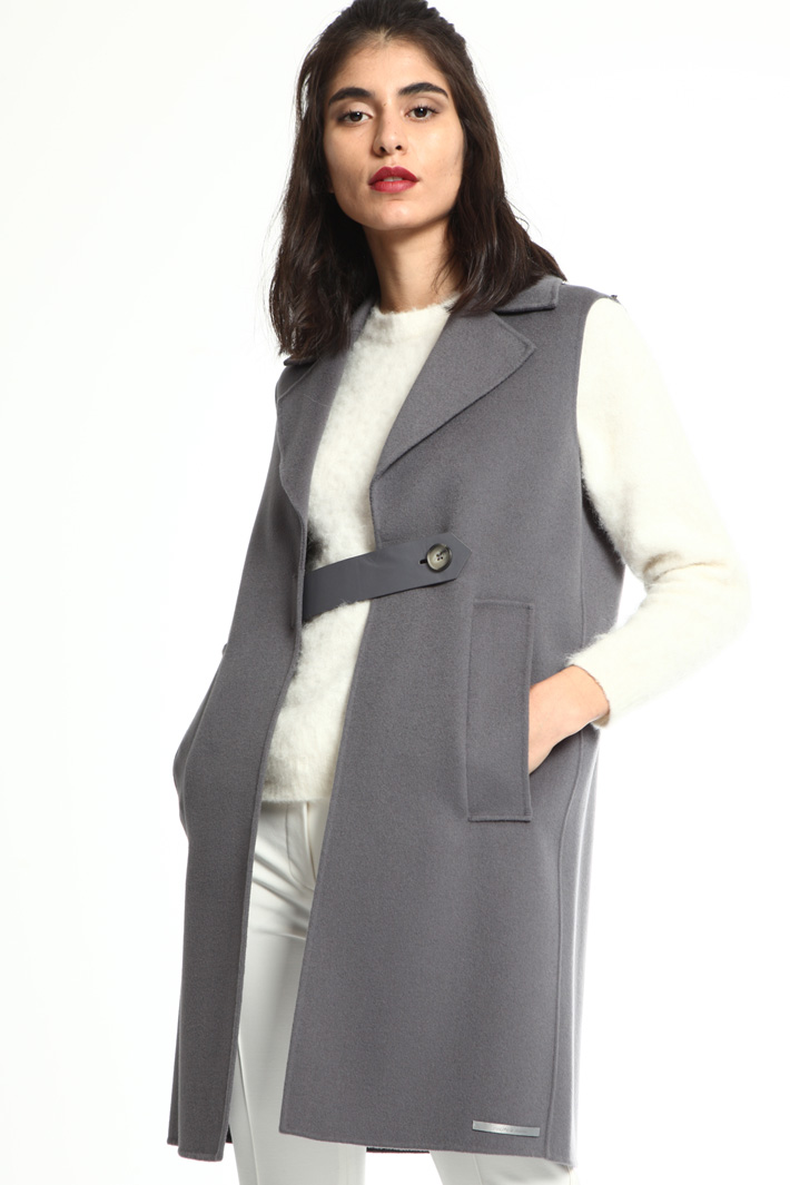 Long wool vest Intrend Long wool vest Intrend