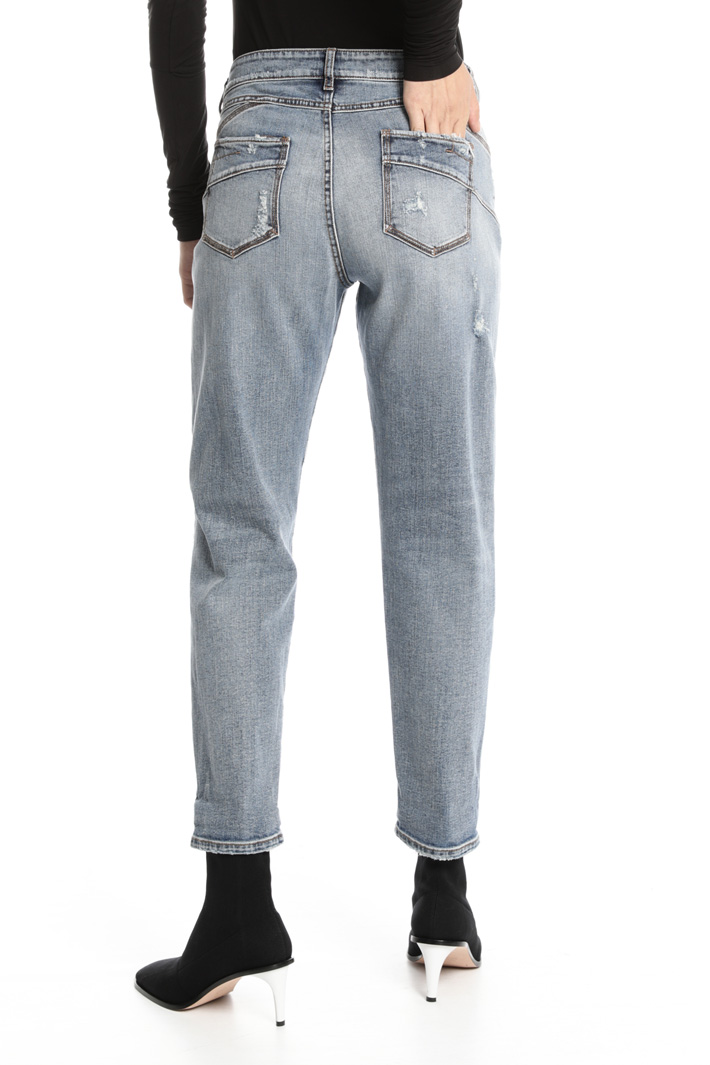 Cigarette denim trousers Intrend Cigarette denim trousers Intrend