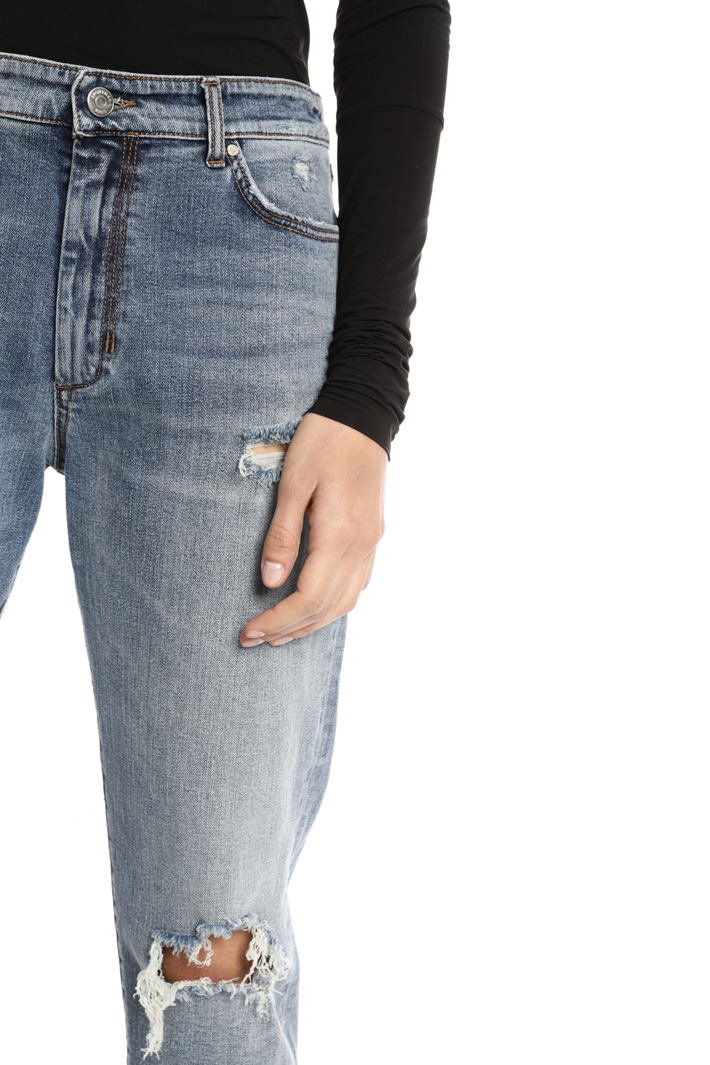 Cigarette denim trousers Intrend Cigarette denim trousers Intrend