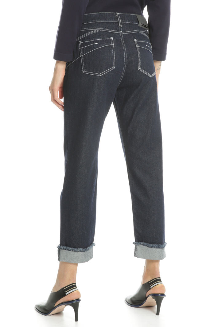 Cropped denim trousers Intrend Cropped denim trousers Intrend