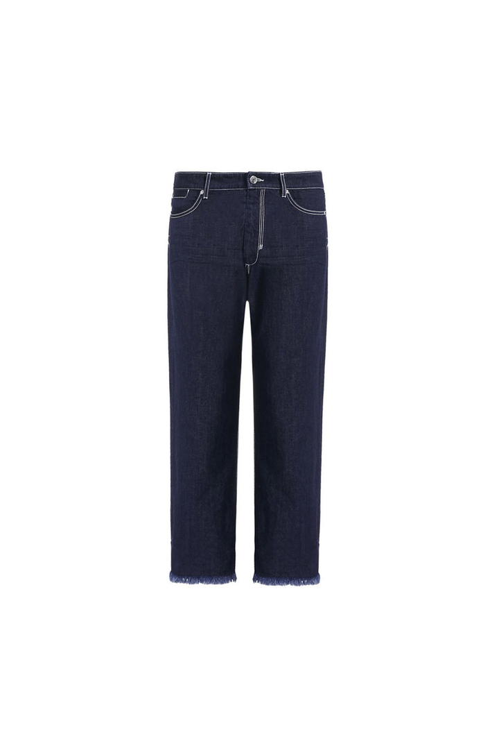 Cropped denim trousers Intrend Cropped denim trousers Intrend
