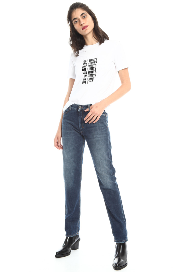 Denim cigarette trousers Intrend Denim cigarette trousers Intrend