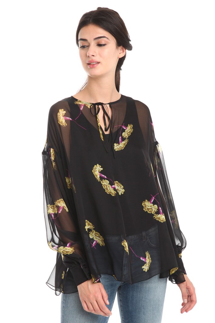 Casacca in chiffon di seta Intrend Casacca in chiffon di seta Intrend