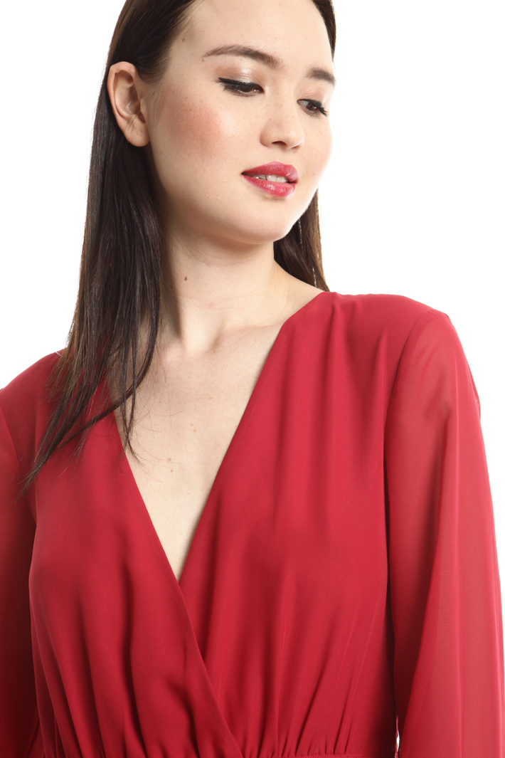 Abito in georgette e tulle Intrend Abito in georgette e tulle Intrend