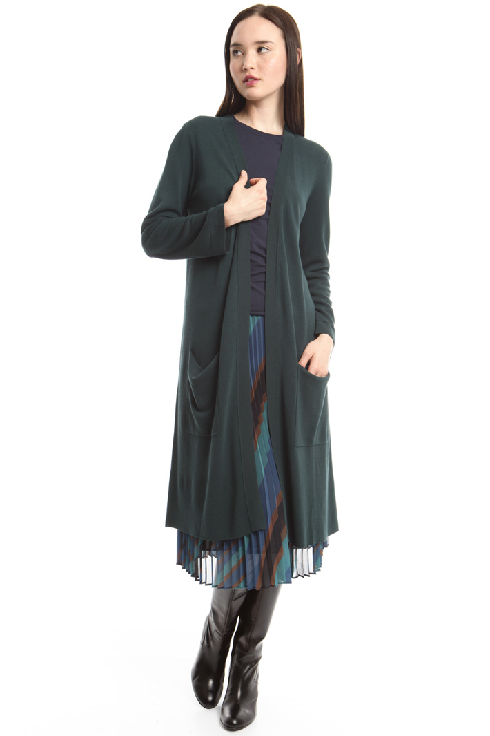 Cardigan lungo in viscosa Intrend Cardigan lungo in viscosa Intrend