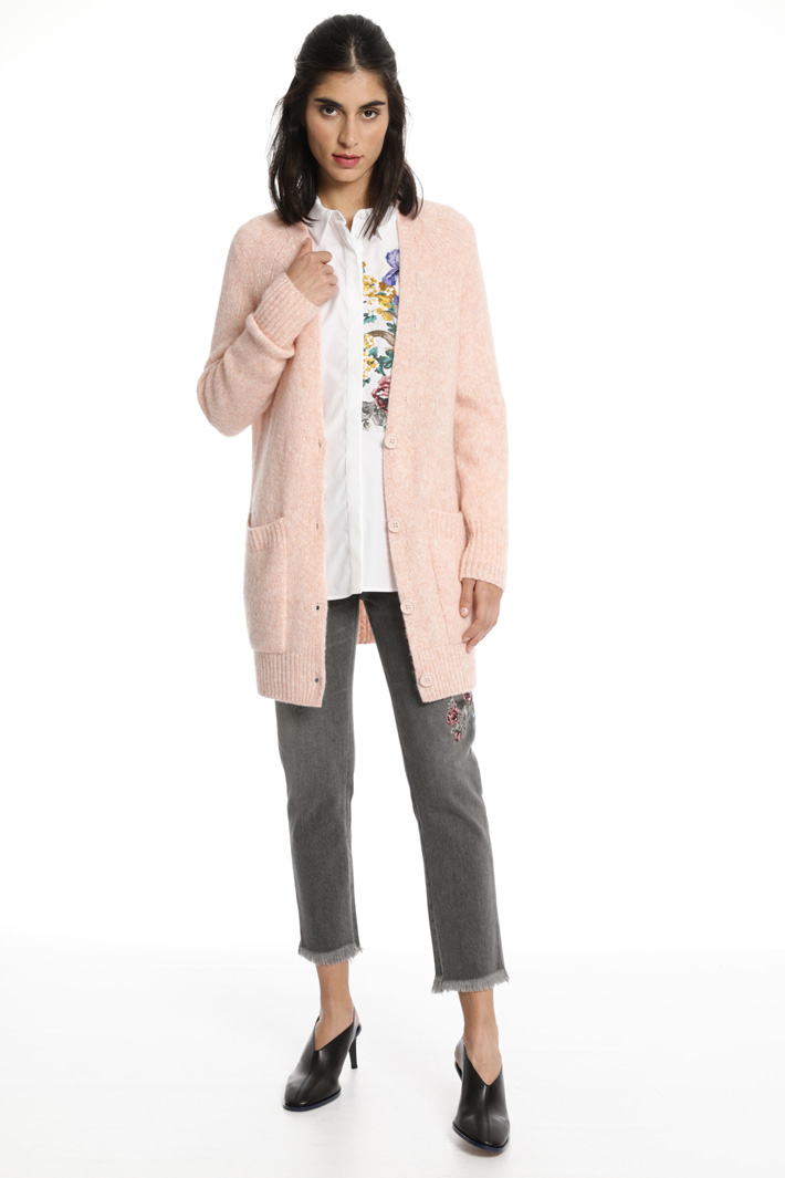 Boxy fit alpaca cardigan Intrend Boxy fit alpaca cardigan Intrend