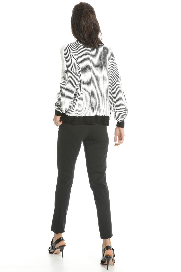 Boxy-fit ribbed cardigan Intrend Boxy-fit ribbed cardigan Intrend