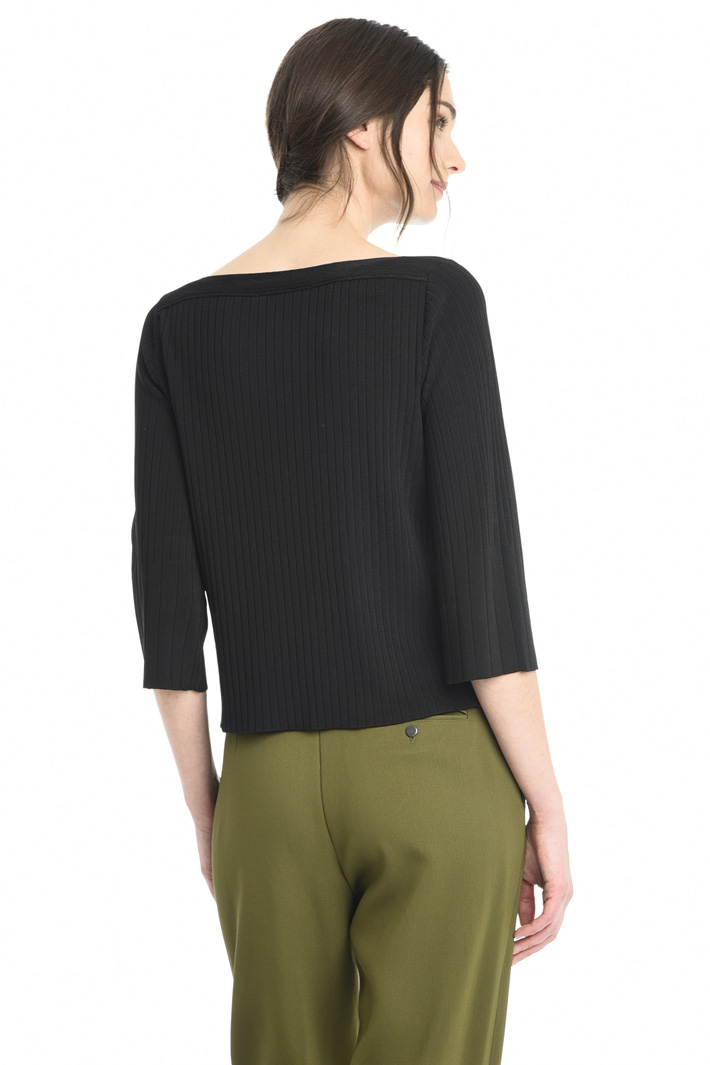 Maglia in viscosa a coste Intrend Maglia in viscosa a coste Intrend
