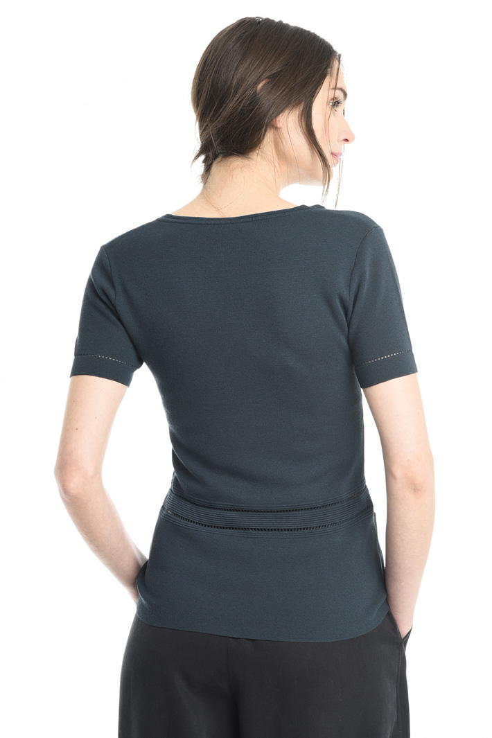 Maglia traforata in viscosa Intrend Maglia traforata in viscosa Intrend