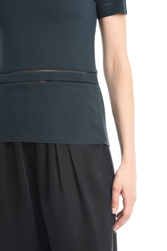 Maglia traforata in viscosa Intrend Maglia traforata in viscosa Intrend