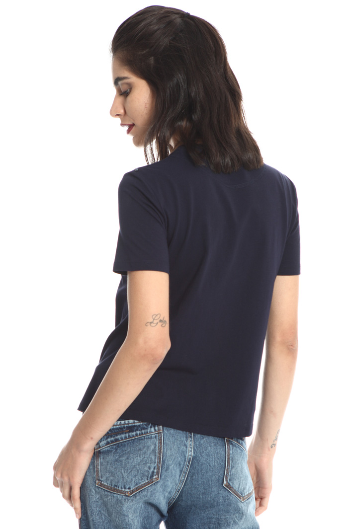 Embroidered cotton T-shirt Intrend Embroidered cotton T-shirt Intrend