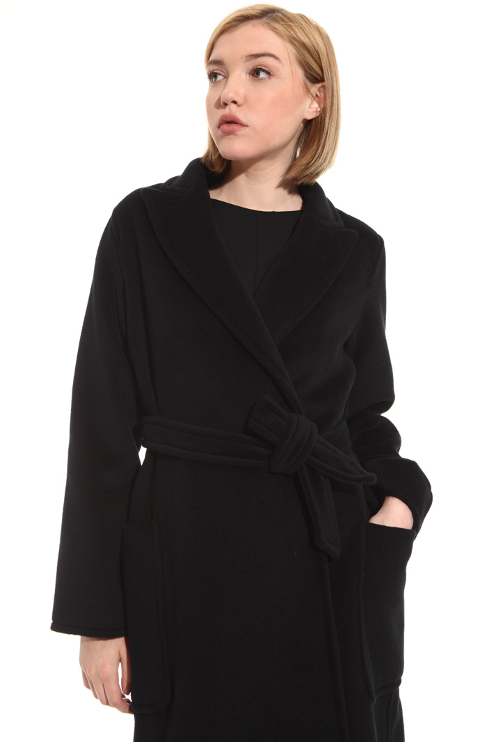 Long velour coat Intrend Long velour coat Intrend