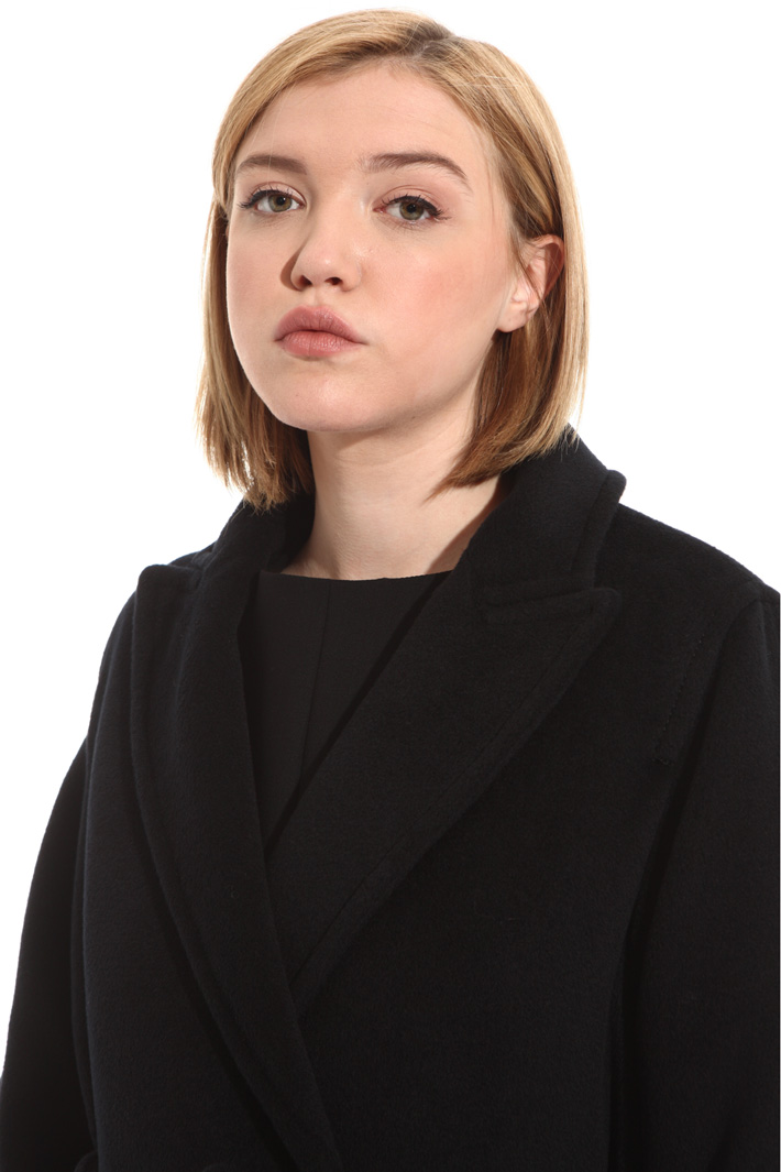 Long velour coat Intrend Long velour coat Intrend