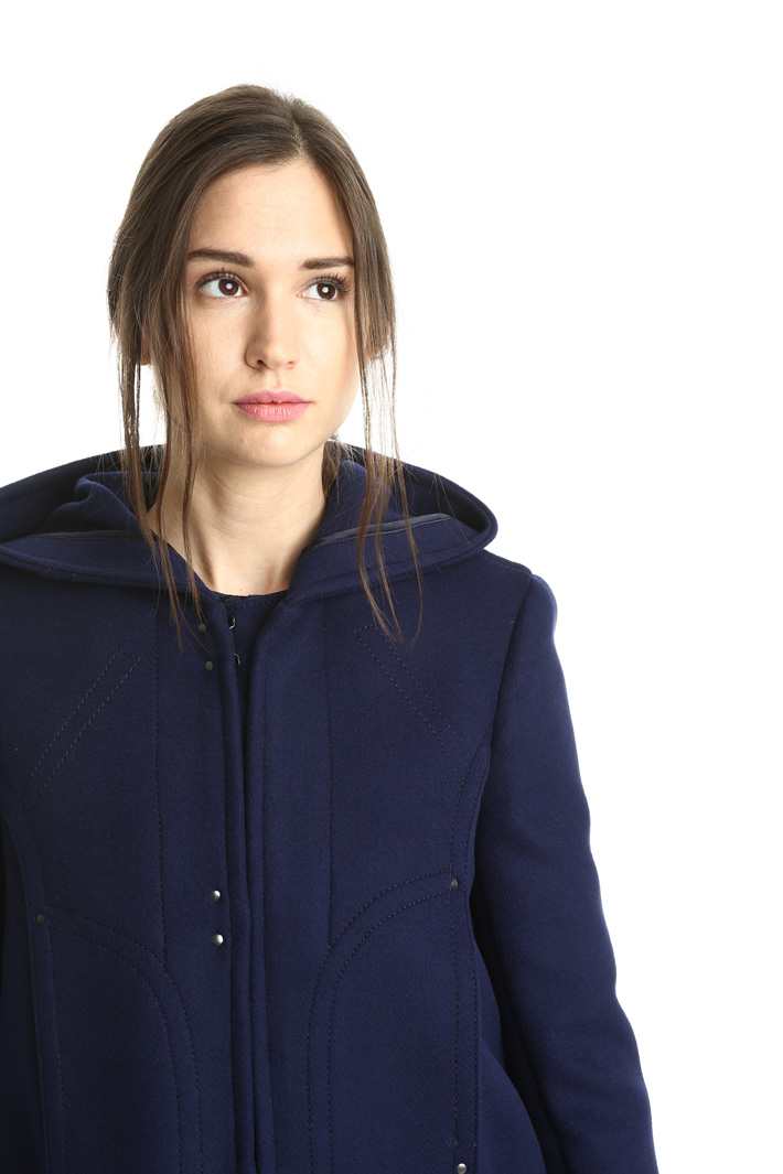 Cappotto in lana con cappuccio Intrend Cappotto in lana con cappuccio Intrend