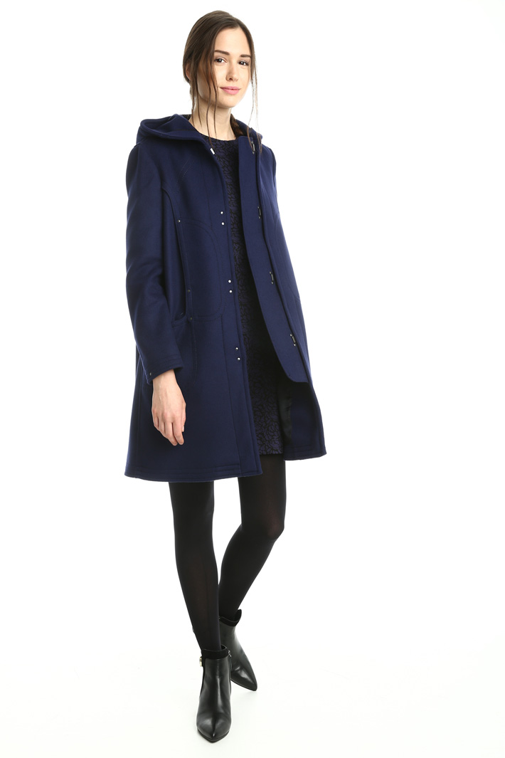 Cappotto in lana con cappuccio Intrend Cappotto in lana con cappuccio Intrend