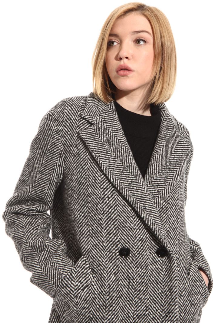 Chevron wool coat Intrend Chevron wool coat Intrend