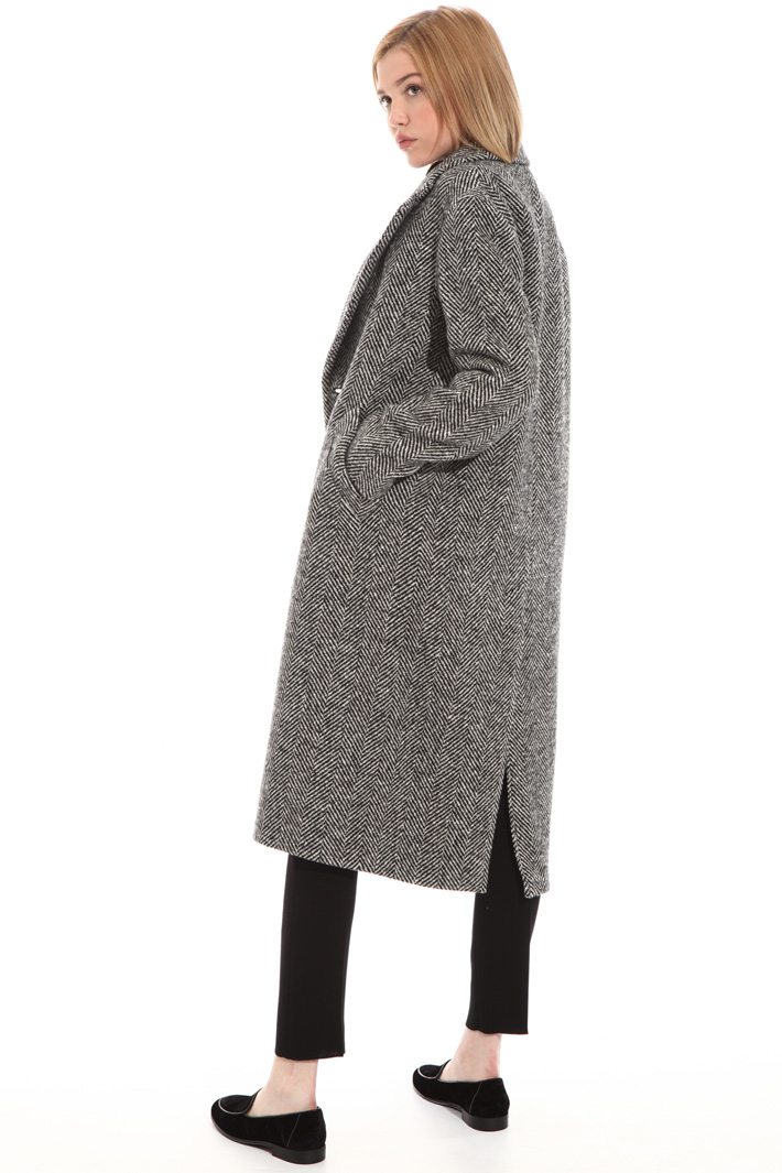 Chevron wool coat Intrend Chevron wool coat Intrend