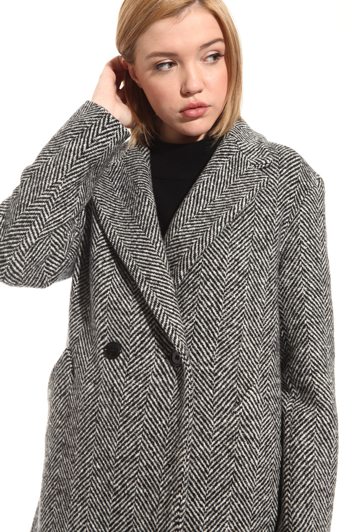Chevron wool coat Intrend Chevron wool coat Intrend