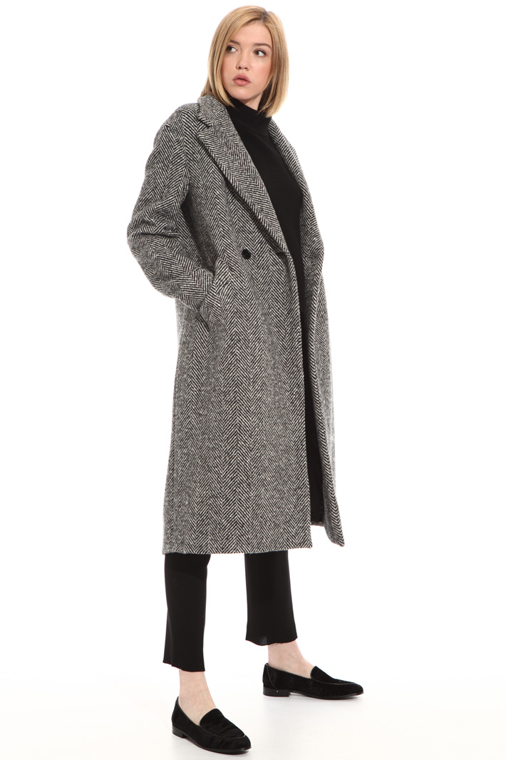 Chevron wool coat Intrend Chevron wool coat Intrend