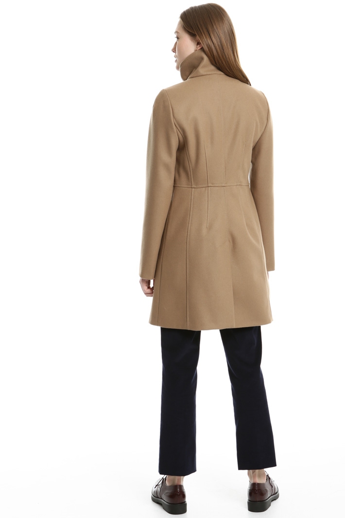 High neck drap coat Intrend High neck drap coat Intrend