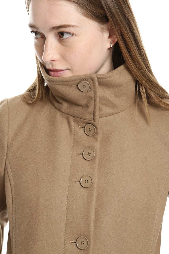 High neck drap coat Intrend High neck drap coat Intrend