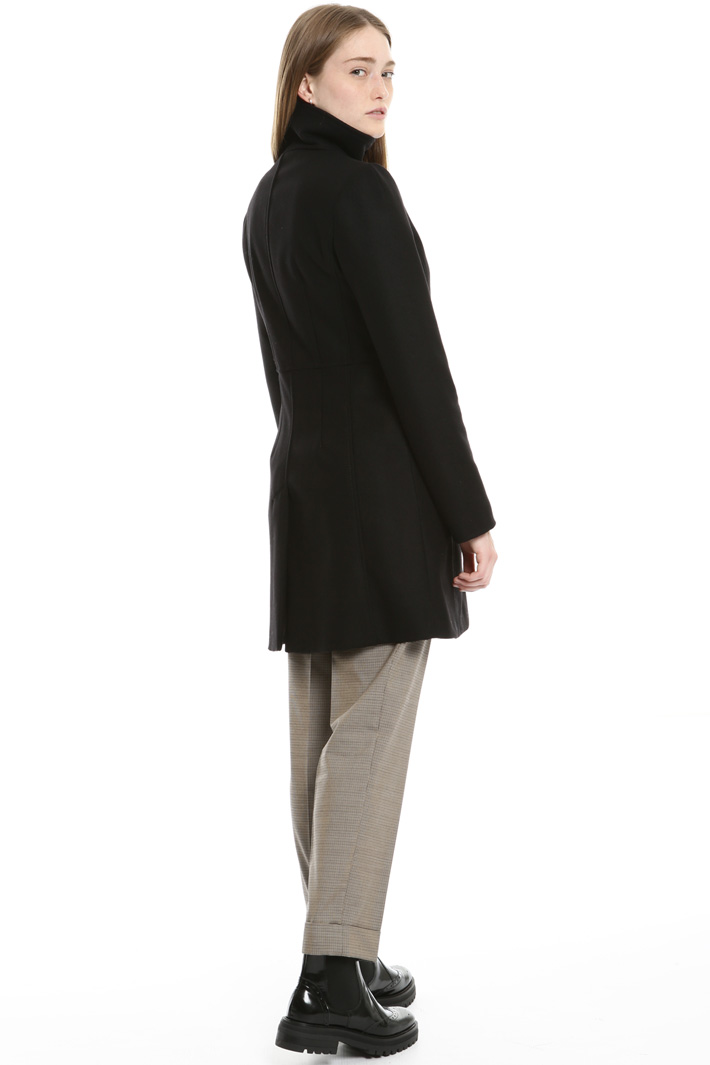 High neck drap coat Intrend High neck drap coat Intrend