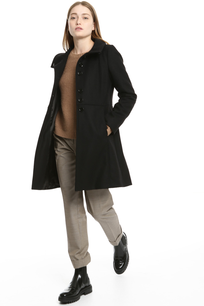 High neck drap coat Intrend High neck drap coat Intrend