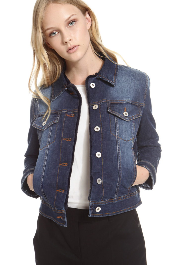 Giacca in denim foderato Intrend Giacca in denim foderato Intrend