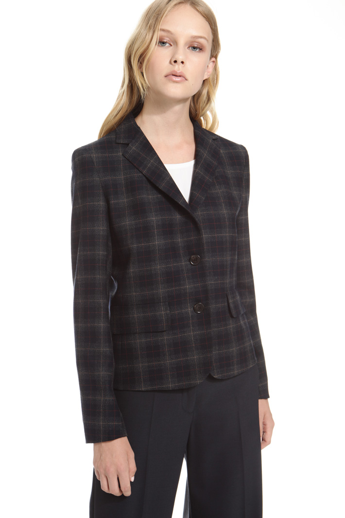 Checked wool jacket Intrend Checked wool jacket Intrend