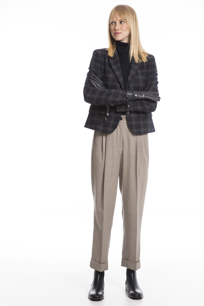 Checked wool jacket Intrend Checked wool jacket Intrend