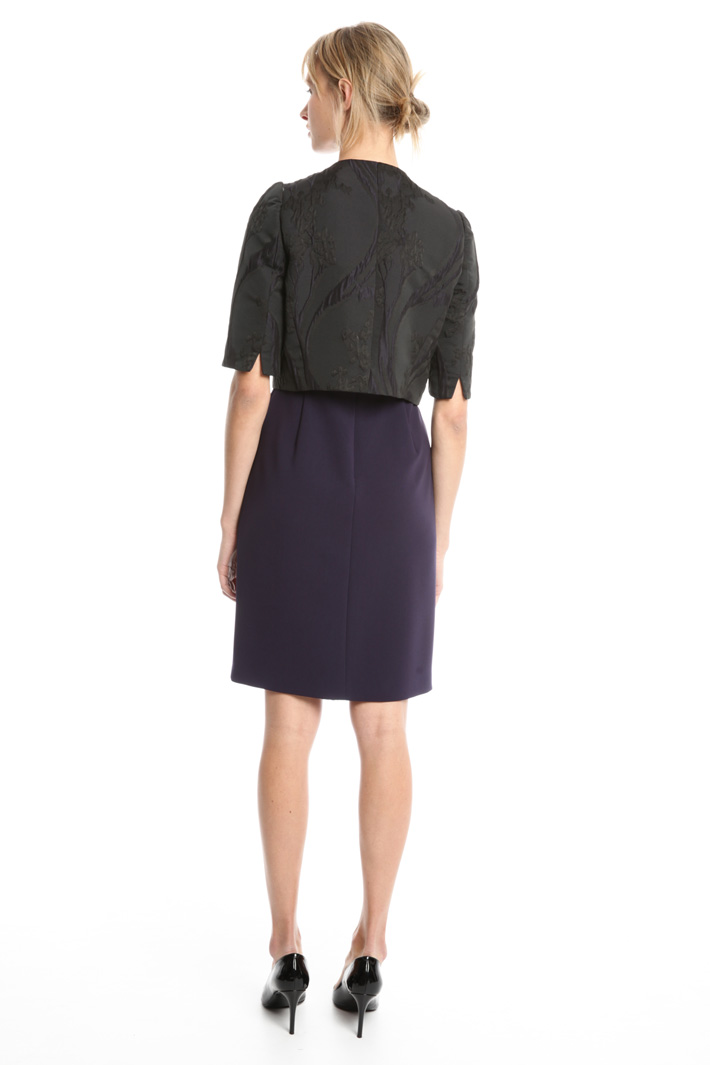 Jacquard jacket in faille Intrend Jacquard jacket in faille Intrend