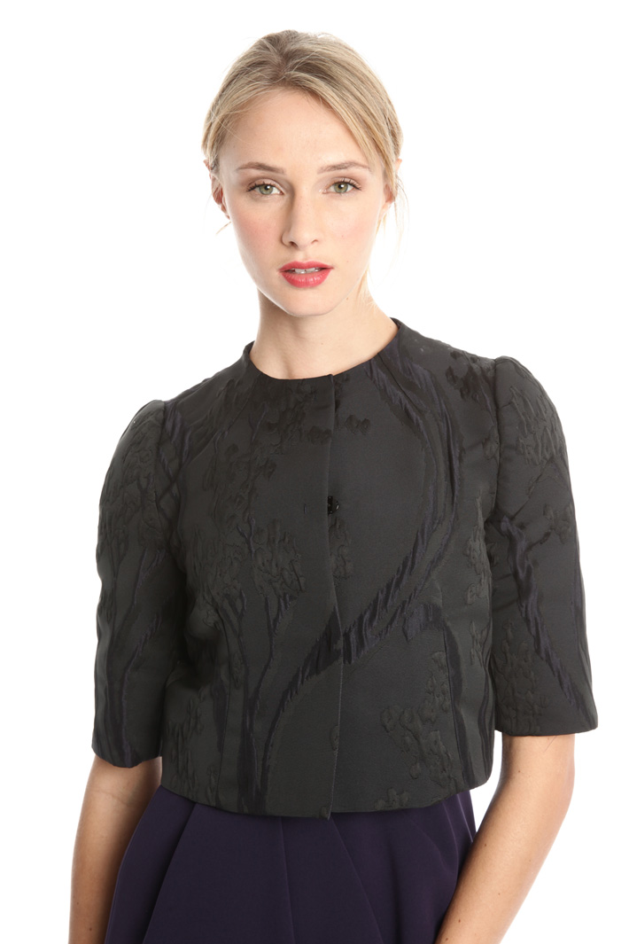 Jacquard jacket in faille Intrend Jacquard jacket in faille Intrend