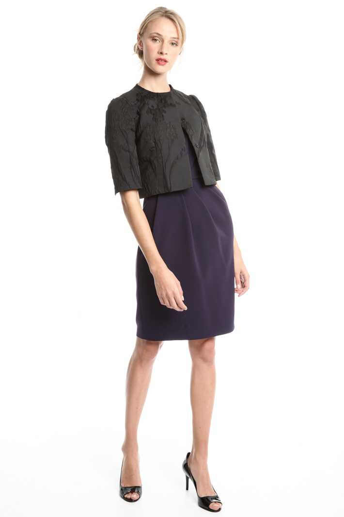 Jacquard jacket in faille Intrend Jacquard jacket in faille Intrend